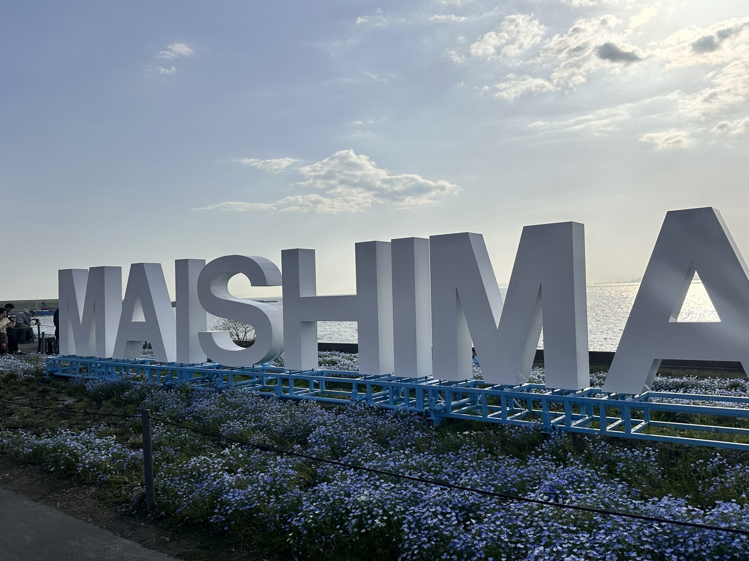 MAISHIMAサイン 夕方