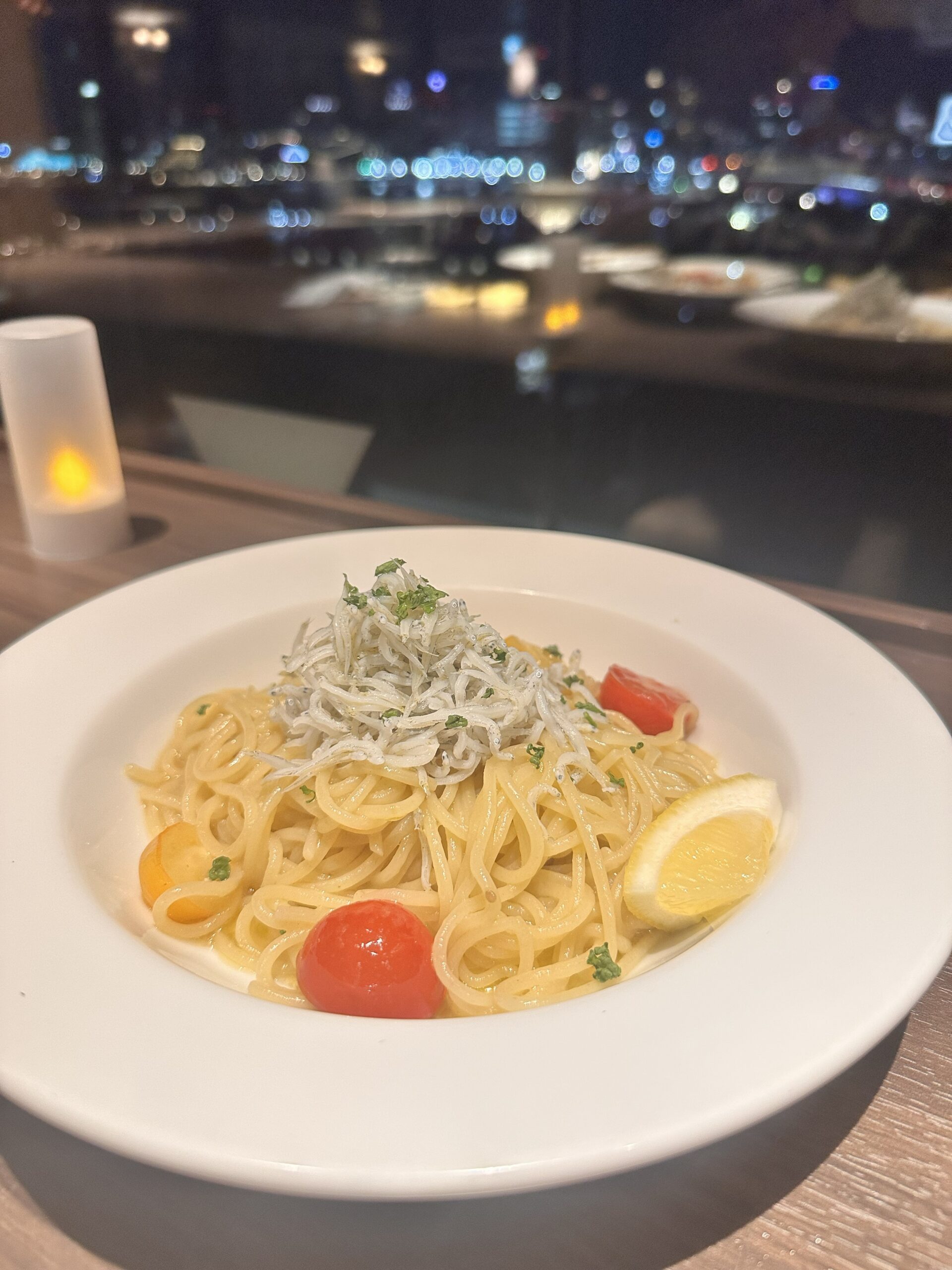 Seafood dining 1932 しらすパスタ ミニトマト
