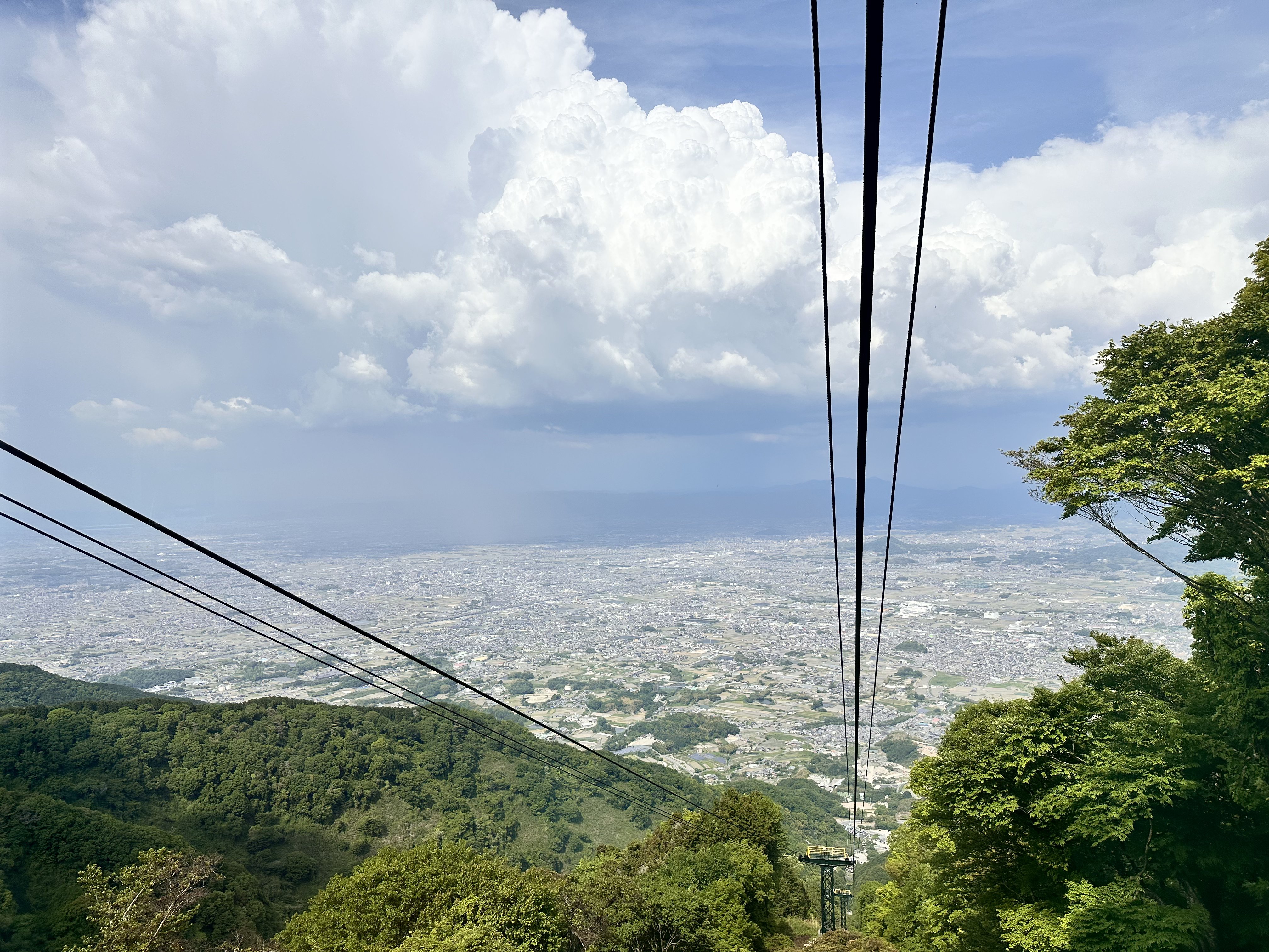 葛城山 ツツジ 青空 晴天